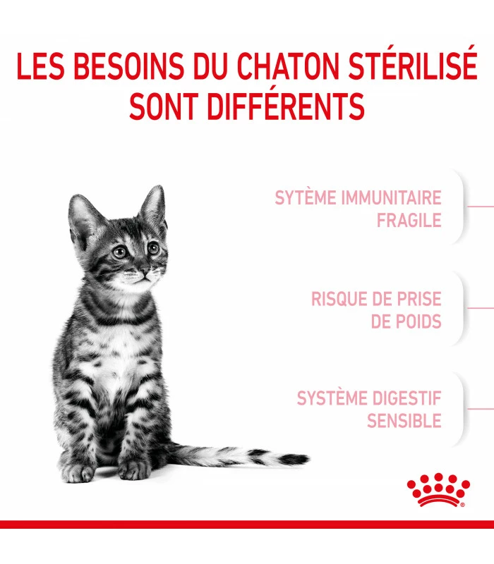 ROYAL CANIN Cat Kitten Stérilisé 400 G 4 ROYAL CANIN Cat Kitten Stérilisé 400 G – Image 2