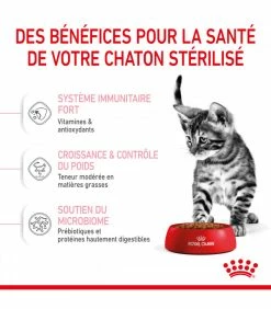 ROYAL CANIN Cat Kitten Stérilisé 2 Kg -alimentation chats boutique cat kitten sterilise 2 kg 9