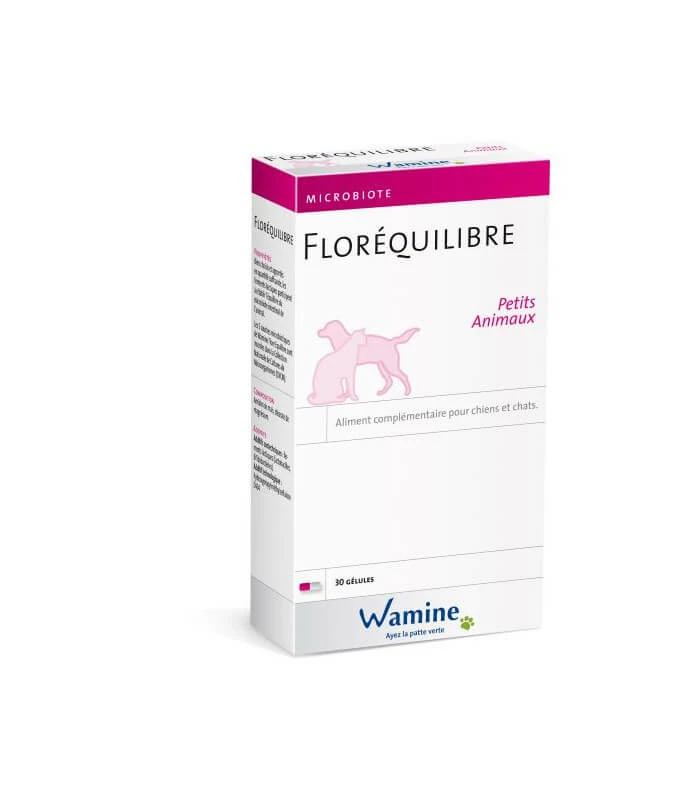 WAMINE Complément FLORE EQUILIBRE Chien Et Chat 3 WAMINE Complément FLORE EQUILIBRE Chien Et Chat