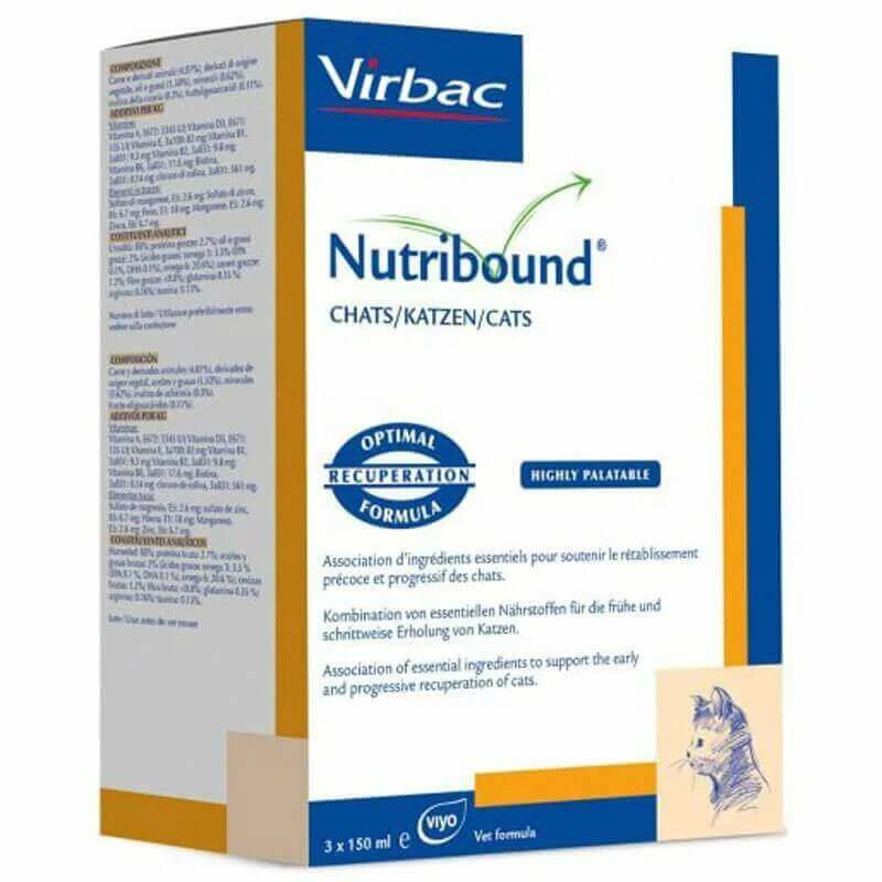 Virbac Complément NUTRIBOUND Chat 3 Virbac Complément NUTRIBOUND Chat