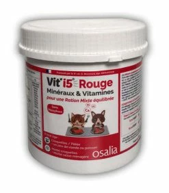 ANIMAL NUTRITION Complément VIT'I5 ROUGE Chien Et Chat 600 G