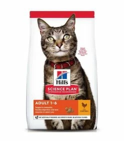 HILL'S Pet Nutrition Croquettes ADULT POULET Chat Sac 15 Kg - Science Plan
