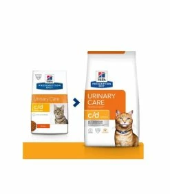 HILL'S Pet Nutrition Croquettes C/D MULTICARE POULET Chat Sac 8 Kg - Prescription Diet