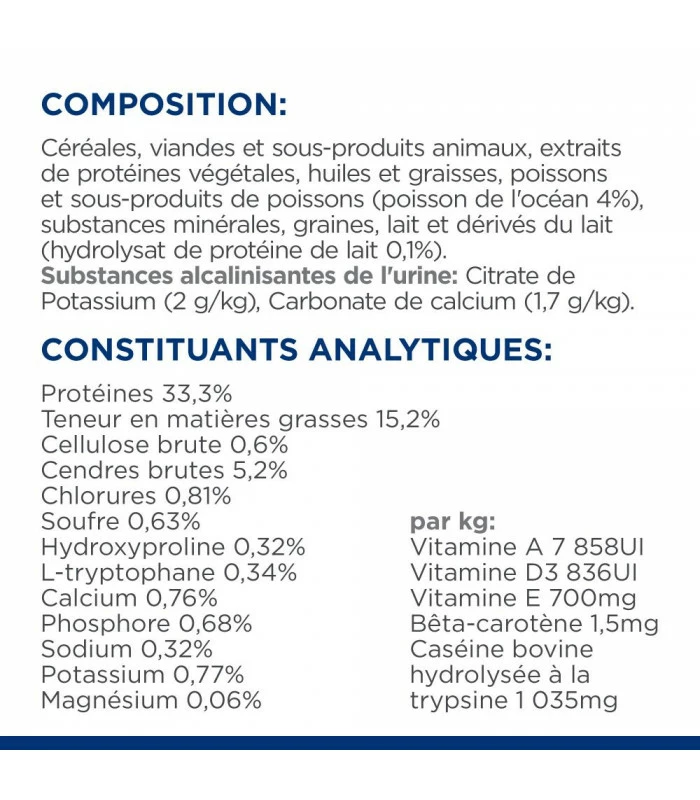 HILL'S Pet Nutrition Croquettes C/D URINARY STRESS MULTICARE POULET Chat Sac 3 Kg - Prescription Diet 10 HILL'S Pet Nutrition Croquettes C/D URINARY STRESS MULTICARE POULET Chat Sac 3 Kg - Prescription Diet – Image 8