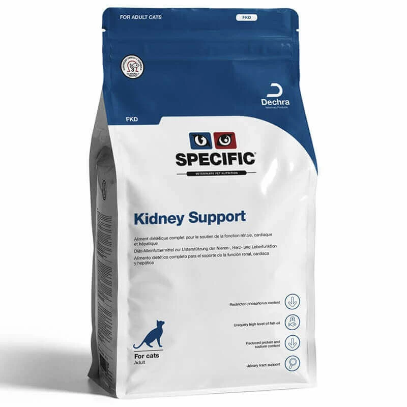 DECHRA Croquettes FKD KIDNEY SUPPORT Chat Sac 2 Kg - Specific 3 DECHRA Croquettes FKD KIDNEY SUPPORT Chat Sac 2 Kg - Specific
