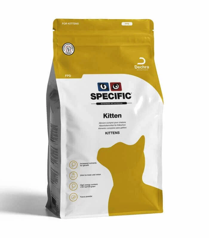 DECHRA Croquettes FPD KITTEN Chaton Sac 400 G - Specific 3 DECHRA Croquettes FPD KITTEN Chaton Sac 400 G - Specific