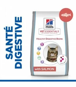 HILL'S Pet Nutrition Croquettes HEALTHY DIGESTIVE BIOME SAUMON Chat Sac 8 Kg - Vet Essentials 11 HILL'S Pet Nutrition Croquettes HEALTHY DIGESTIVE BIOME SAUMON Chat Sac 8 Kg - Vet Essentials -alimentation chats boutique croquettes healthy digestive biome saumon chat sac 8 kg vet essentials 4