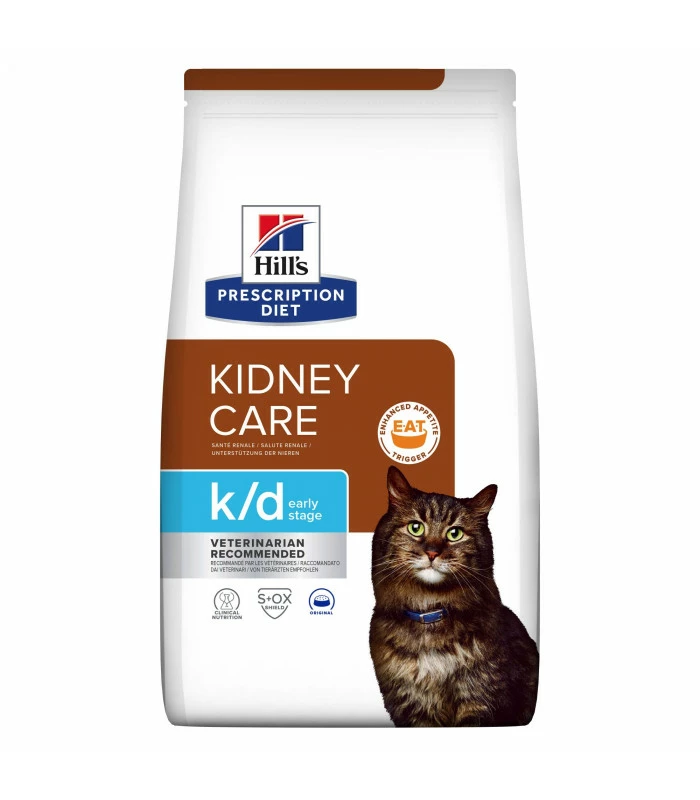 HILL'S Pet Nutrition Croquettes K/D KIDNEY EARLY STAGE POULET Chat Sac 3 Kg - Prescription Diet 4 HILL'S Pet Nutrition Croquettes K/D KIDNEY EARLY STAGE POULET Chat Sac 3 Kg - Prescription Diet – Image 2