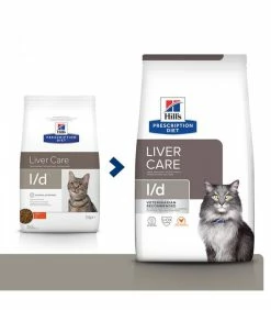 HILL'S Pet Nutrition Croquettes L/D LIVER CARE POULET Chat Sac 1.5 Kg - Prescription Diet