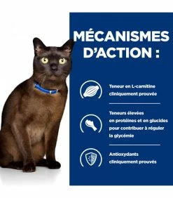 HILL'S Pet Nutrition Croquettes M/D DIABETES POULET Chat Sac 1.5 Kg - Prescription Diet -alimentation chats boutique croquettes md diabetes poulet chat sac 1 5 kg prescription diet 5