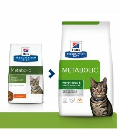 HILL'S Pet Nutrition Croquettes METABOLIC POULET Chat Sac 3 Kg - Prescription Diet