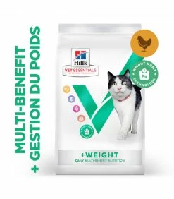HILL'S Pet Nutrition Croquettes Feline Multi-Benefit Weight Mature POULET Chat Sac 3 Kg - Vet Essentials -alimentation chats boutique croquettes neutered mature adult 7 poulet chat sac 2 kg vetessentials 3