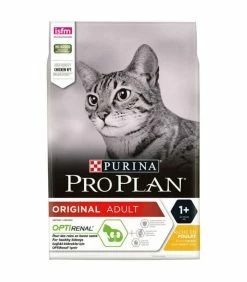 Purina Croquettes ORIGINAL ADULT OPTIRENAL POULET Chat Sac 10 Kg - Pro Plan