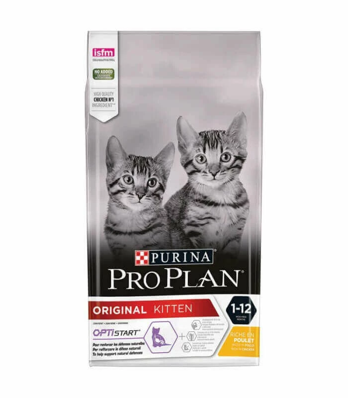 Purina Croquettes ORIGINAL KITTEN OPTISTART POULET Chat Sac 3 Kg - Pro Plan 3 Purina Croquettes ORIGINAL KITTEN OPTISTART POULET Chat Sac 3 Kg - Pro Plan