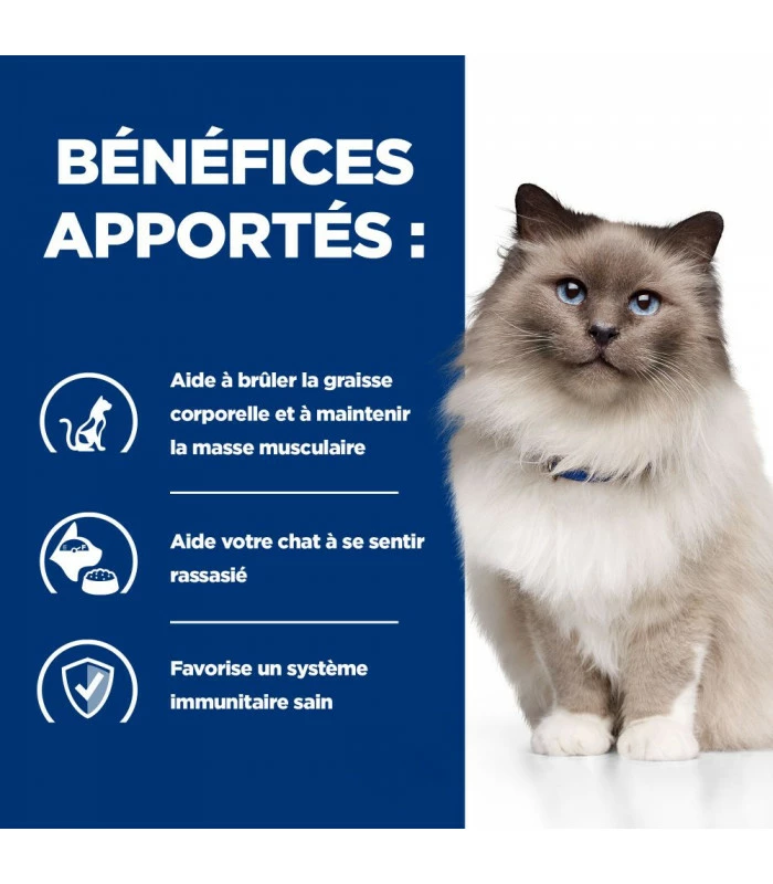 HILL'S Pet Nutrition Croquettes R/D WEIGHT LOSS POULET Chat Sac 3 Kg - Prescription Diet 6 HILL'S Pet Nutrition Croquettes R/D WEIGHT LOSS POULET Chat Sac 3 Kg - Prescription Diet – Image 4