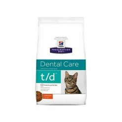 HILL'S Pet Nutrition Croquettes T/D DENTAL CARE POULET Chat Sac 5 Kg - Prescription Diet