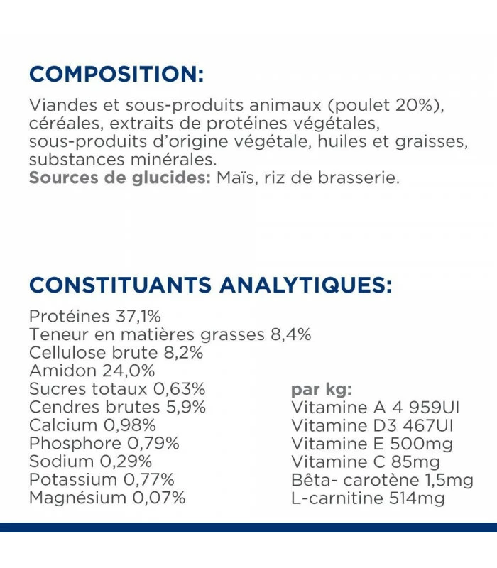 HILL'S Pet Nutrition Croquettes W/D MULTI-BENEFIT POULET Chat Sac 3 Kg - Prescription Diet 6 HILL'S Pet Nutrition Croquettes W/D MULTI-BENEFIT POULET Chat Sac 3 Kg - Prescription Diet – Image 4