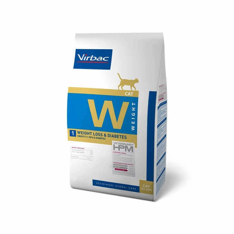 Virbac Croquettes WEIGHT LOSS & DIABETES Chat Sac 1.5 Kg - Veterinary HPM 3 Virbac Croquettes WEIGHT LOSS & DIABETES Chat Sac 1.5 Kg - Veterinary HPM
