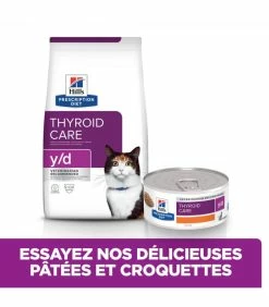 HILL'S Pet Nutrition Croquettes Y/D THYROID CARE POULET Chat Sac 3 Kg - Prescription Diet 14 HILL'S Pet Nutrition Croquettes Y/D THYROID CARE POULET Chat Sac 3 Kg - Prescription Diet -alimentation chats boutique croquettes yd thyroid care poulet chat sac 3 kg prescription diet 3
