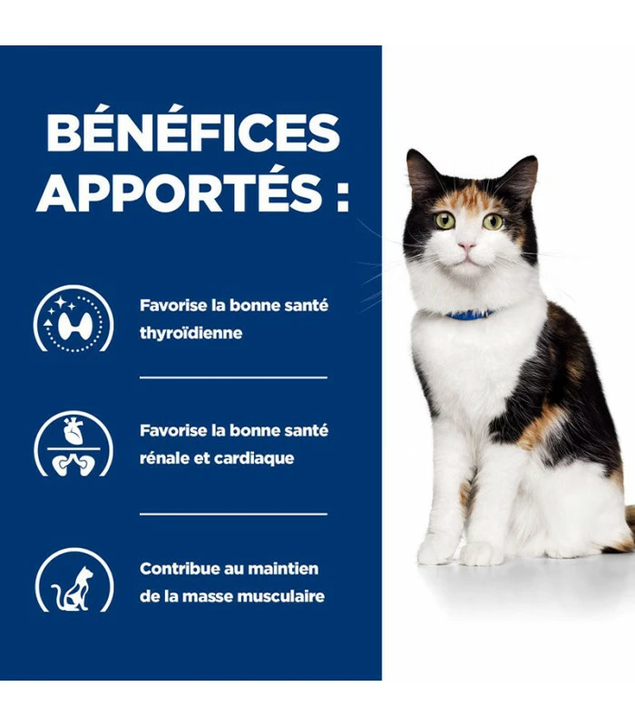 HILL'S Pet Nutrition Croquettes Y/D THYROID POULET Chat Sac 1.5 Kg - Prescription Diet 8 HILL'S Pet Nutrition Croquettes Y/D THYROID POULET Chat Sac 1.5 Kg - Prescription Diet – Image 6