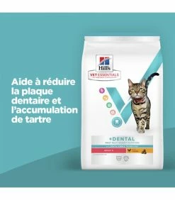 HILL'S Pet Nutrition Croquettes Feline Multi-Benefit Dental Adult Poulet Sac 3 Kg - Vet Essentials