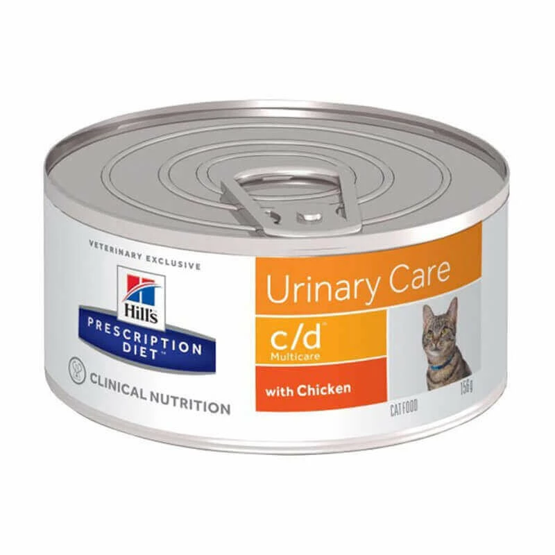 HILL'S Pet Nutrition Pâtée C/D URINARY MULTICARE POULET Chat 24x156g - Prescription Diet 4 HILL'S Pet Nutrition Pâtée C/D URINARY MULTICARE POULET Chat 24x156g - Prescription Diet – Image 2