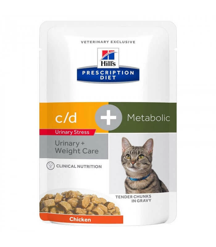 HILL'S Pet Nutrition Pâtée C/D URINARY STRESS MULTICARE + METABOLIC Chat 12x85g - Prescription Diet 4 HILL'S Pet Nutrition Pâtée C/D URINARY STRESS MULTICARE + METABOLIC Chat 12x85g - Prescription Diet – Image 2