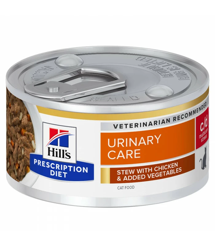 HILL'S Pet Nutrition Pâtée C/D URINARY STRESS MULTICARE MIJOTES Chat 24x82g - Prescription Diet 5 HILL'S Pet Nutrition Pâtée C/D URINARY STRESS MULTICARE MIJOTES Chat 24x82g - Prescription Diet – Image 3
