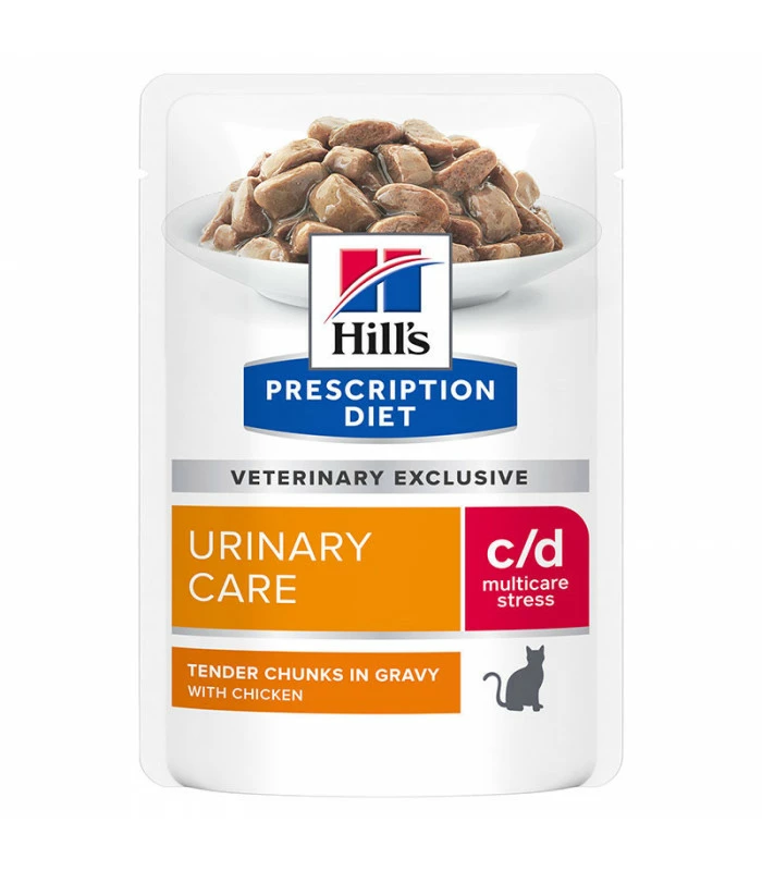 HILL'S Pet Nutrition Pâtée C/D URINARY STRESS MULTICARE POULET Chat 12x85g - Prescription Diet 5 HILL'S Pet Nutrition Pâtée C/D URINARY STRESS MULTICARE POULET Chat 12x85g - Prescription Diet – Image 3