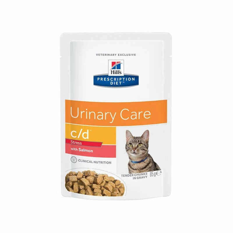 HILL'S Pet Nutrition Pâtée C/D URINARY STRESS MULTICARE SAUMON Chat 12x85g - Prescription Diet 4 HILL'S Pet Nutrition Pâtée C/D URINARY STRESS MULTICARE SAUMON Chat 12x85g - Prescription Diet – Image 2