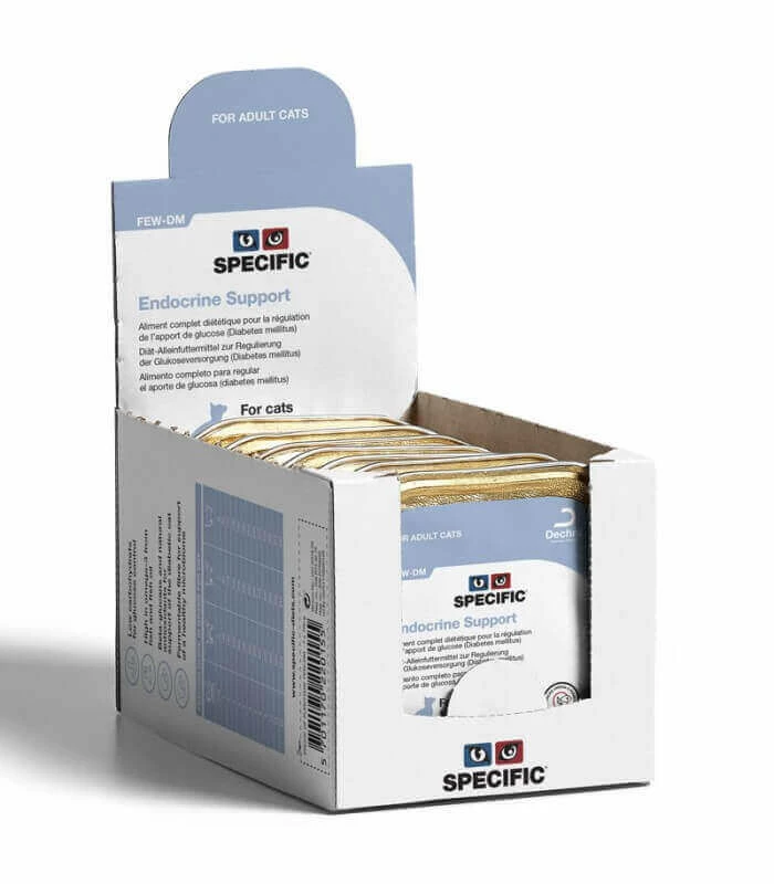 DECHRA Pâtée FED-DM ENDOCRINE SUPPORT Chat 7x100g - Specific 3 DECHRA Pâtée FED-DM ENDOCRINE SUPPORT Chat 7x100g - Specific