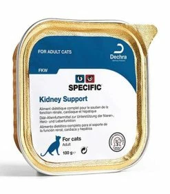 DECHRA Pâtée FKW KIDNEY SUPPORT Chat 7x100g - Specific
