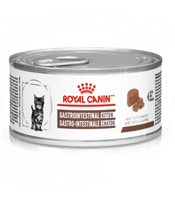 ROYAL CANIN Pâtée GASTRO INTESTINAL KITTEN Chat 12x195g - Veterinary Health Nutrition 3 ROYAL CANIN Pâtée GASTRO INTESTINAL KITTEN Chat 12x195g - Veterinary Health Nutrition
