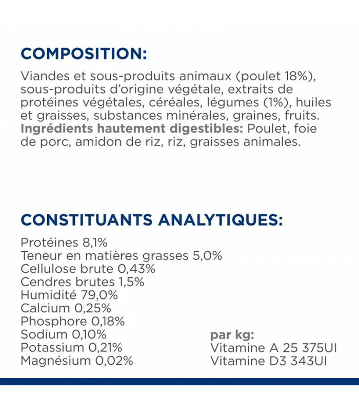 HILL'S Pet Nutrition Pâtée I/D DIGESTIVE MIJOTÉS POULET & LEGUMES Chat 24x82g - Prescription Diet 12 HILL'S Pet Nutrition Pâtée I/D DIGESTIVE MIJOTÉS POULET & LEGUMES Chat 24x82g - Prescription Diet – Image 10