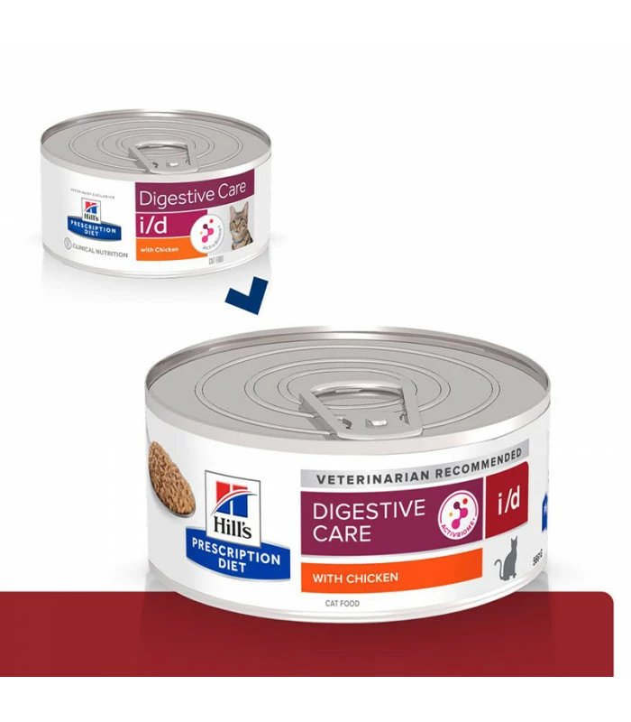 HILL'S Pet Nutrition Pâtée I/D DIGESTIVE POULET Chat Et Chaton 24x156g - Prescription Diet 4 HILL'S Pet Nutrition Pâtée I/D DIGESTIVE POULET Chat Et Chaton 24x156g - Prescription Diet – Image 2