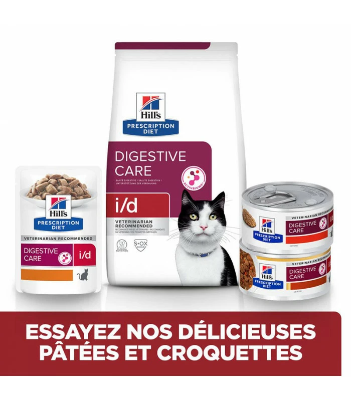 HILL'S Pet Nutrition Pâtée I/D DIGESTIVE POULET Chat Et Chaton 24x156g - Prescription Diet 7 HILL'S Pet Nutrition Pâtée I/D DIGESTIVE POULET Chat Et Chaton 24x156g - Prescription Diet – Image 5