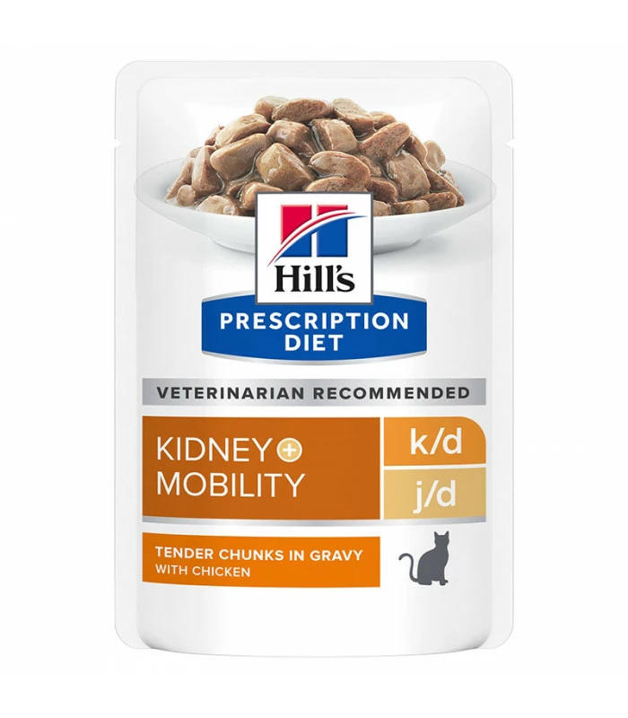 HILL'S Pet Nutrition Pâtée K/D J/D KIDNEY + MOBILITY POULET Chat 12x85g - Prescription Diet 5 HILL'S Pet Nutrition Pâtée K/D J/D KIDNEY + MOBILITY POULET Chat 12x85g - Prescription Diet – Image 3