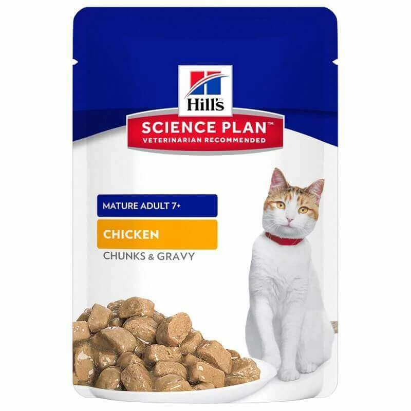 HILL'S Pet Nutrition Pâtée MATURE ADULT 7+ POULET Chat 12x85g - Science Plan 6 HILL'S Pet Nutrition Pâtée MATURE ADULT 7+ POULET Chat 12x85g - Science Plan – Image 4