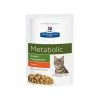 HILL'S Pet Nutrition Pâtée METABOLIC POULET Chat 12x85g - Prescription Diet -alimentation chats boutique patee metabolic poulet chat 12x85g prescription diet