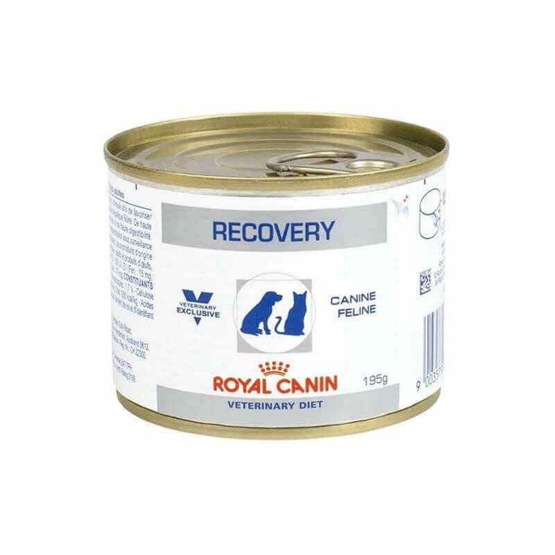 ROYAL CANIN Pâtée RECOVERY Chien Et Chat 12x195g - Veterinary Diet 3 ROYAL CANIN Pâtée RECOVERY Chien Et Chat 12x195g - Veterinary Diet