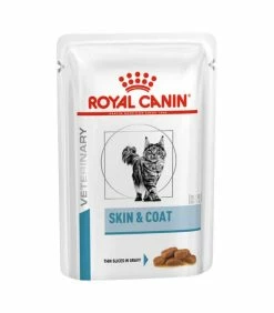 ROYAL CANIN Pâtée SKIN & COAT Chat 12 X 85 G - Veterinary Health Nutrition