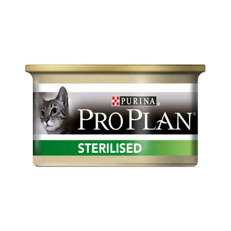 Purina Pâtée STERILISED SAUMON Chat 24x85g - Pro Plan 3 Purina Pâtée STERILISED SAUMON Chat 24x85g - Pro Plan