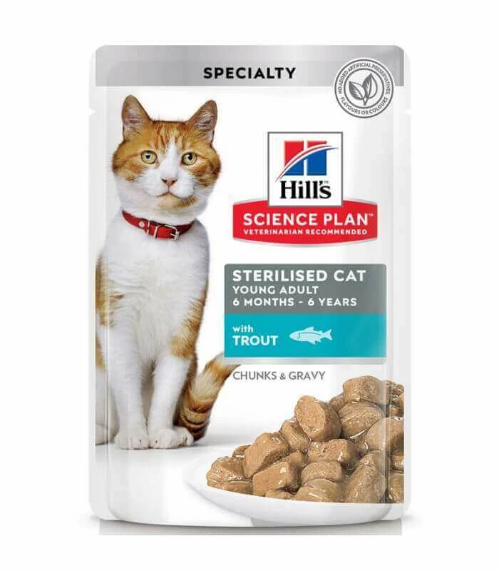 HILL'S Pet Nutrition Pâtée STERILISED YOUNG ADULT PACK MIXTE Chat 12x85g - Science Plan 6 HILL'S Pet Nutrition Pâtée STERILISED YOUNG ADULT PACK MIXTE Chat 12x85g - Science Plan – Image 4