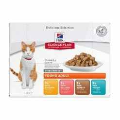 HILL'S Pet Nutrition Pâtée STERILISED YOUNG ADULT PACK MIXTE Chat 12x85g - Science Plan 18 HILL'S Pet Nutrition Pâtée STERILISED YOUNG ADULT PACK MIXTE Chat 12x85g - Science Plan -alimentation chats boutique patee young adult sterilised pack mixte chat 12x85g science plan 7