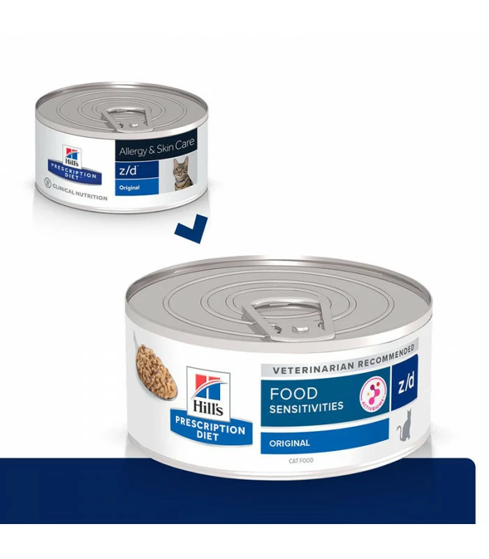 HILL'S Pet Nutrition Pâtée Z/D FOOD SENSITIVITIES Chat 24x156g - Prescription Diet 4 HILL'S Pet Nutrition Pâtée Z/D FOOD SENSITIVITIES Chat 24x156g - Prescription Diet – Image 2