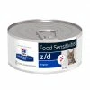 HILL'S Pet Nutrition Pâtée Z/D FOOD SENSITIVITIES Chat 24x156g - Prescription Diet 1 HILL'S Pet Nutrition Pâtée Z/D FOOD SENSITIVITIES Chat 24x156g - Prescription Diet -alimentation chats boutique patee zd food sensitivities chat 24x156g prescription diet