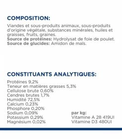 HILL'S Pet Nutrition Pâtée Z/D FOOD SENSITIVITIES Chat 24x156g - Prescription Diet 21 HILL'S Pet Nutrition Pâtée Z/D FOOD SENSITIVITIES Chat 24x156g - Prescription Diet -alimentation chats boutique patee zd food sensitivities chat 24x156g prescription diet 9