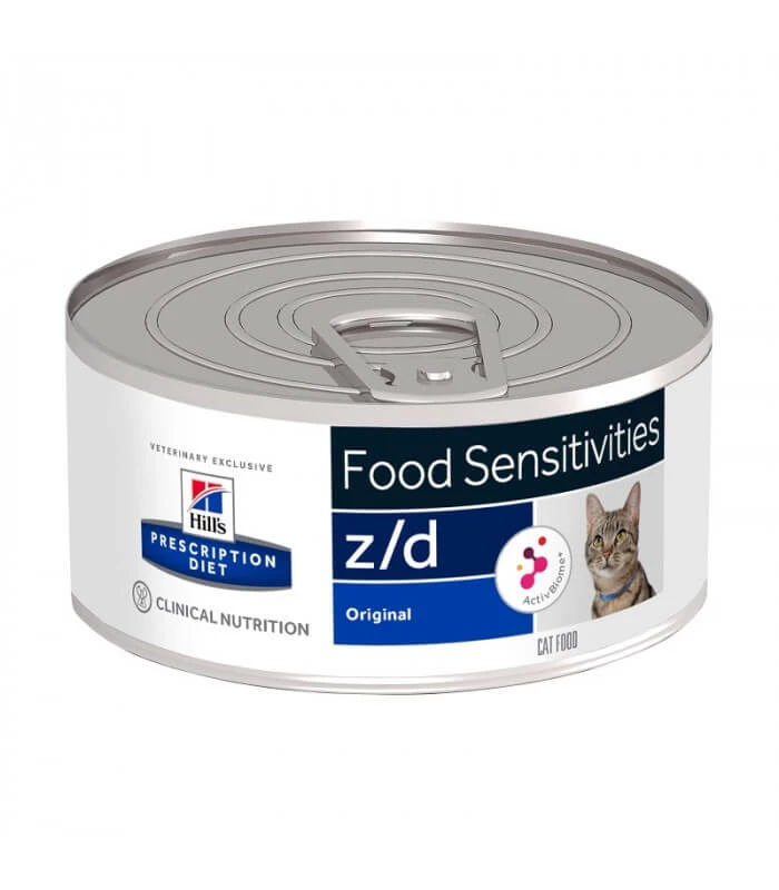 HILL'S Pet Nutrition Pâtée Z/D FOOD SENSITIVITIES Chat 24x156g - Prescription Diet 3 HILL'S Pet Nutrition Pâtée Z/D FOOD SENSITIVITIES Chat 24x156g - Prescription Diet