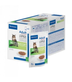 Virbac Vet HPM Wet Cat Urology D&P Bouchées En Sauce 12 X 85 G